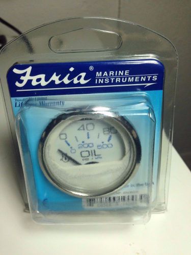 Faria chesapeake series 100 psi oil pressure gauge p#gp9689a marine boat