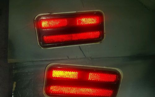 Pontiac trans am, formula, or firebird side marker light set, bezels, 1970-1981