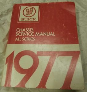 1977 buick chassis service manual, all series