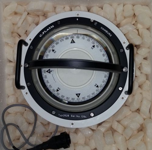 C plath hamburg marine compass type 2628-ad serial no 1394 &amp; mit sonde s/n 12648