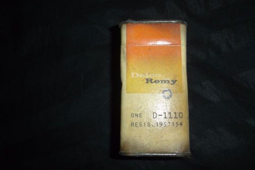 Nos gm ballast resistor 1957154 delco remy d-1110