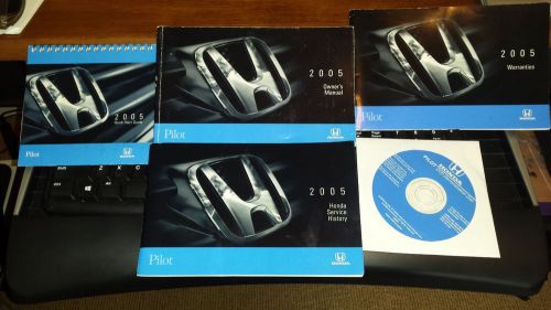 Honda pilot 2005 owner&#039;s manual, dvd, quick start guide, etc
