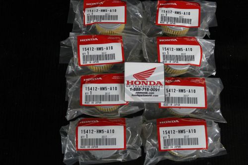 Genuine honda #15412-hm5-a10 x 8 oil filters trx350/trx400/trx420/trx450/trx500