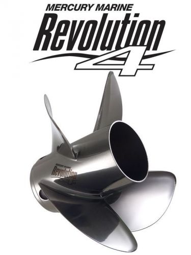 Mercury revolution 4 blade stainless steel propeller 14-5/8 x 19p 48-857026a46