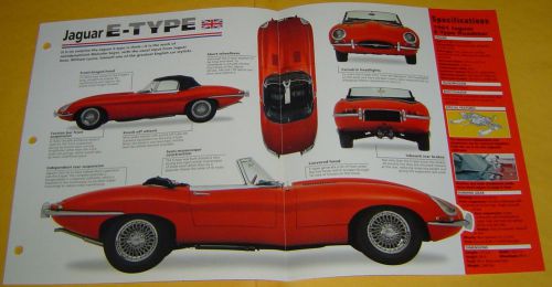 1961 1962 1963 jaguar e type roadster convertible 6 cyl imp info/spec/photo 15x9