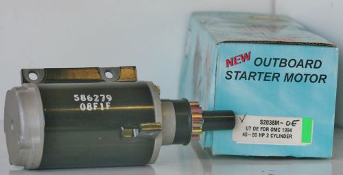 New mes s2038m omc outboard starter 585056 583482 18-5624 1989-1995 40-50hp boat