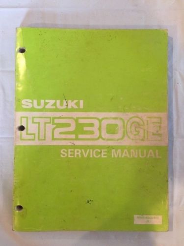 Suzuki lt230ge service manual