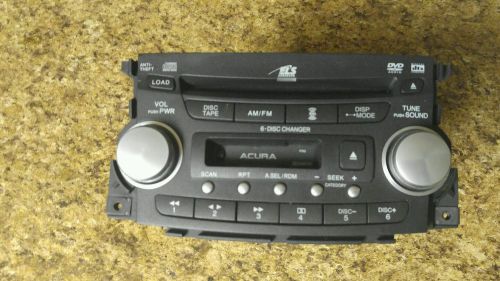 Read first 04-06 acura tl stereo radio cd dvd disc player am fm control unit oem