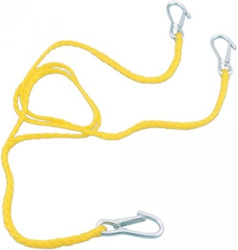 Parts unlimited snowmobile 3-point tow strap rope yellow tow-01 tow-01