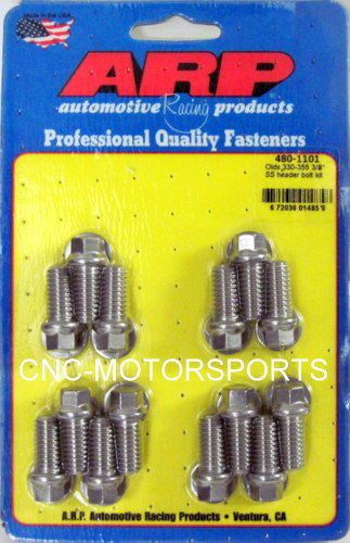 Arp header bolt kit 480-1101 oldsmobile 330 455 cid 3/8 size .750 uhl qty 14