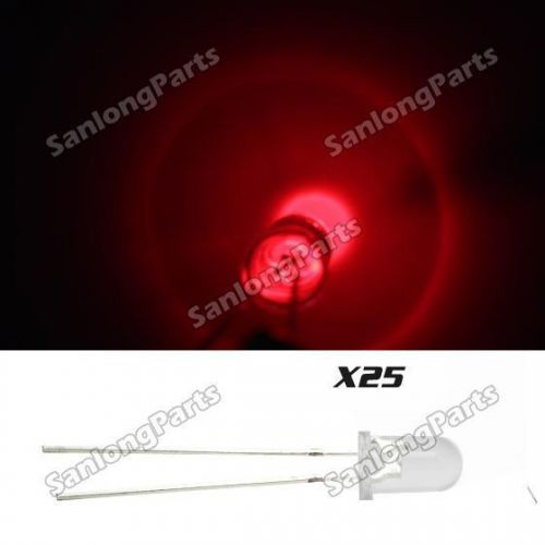 25x red 4.7mm light kit gauge cluster speedometer miniature led  bulb for chevy