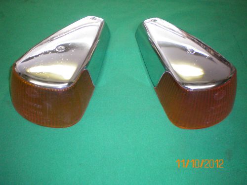 Vintage volkswagon beetle turn signal lens w/ housing left and right