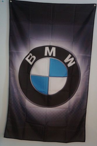 Bmw logo luxury cars flag banner man cave garage 3x5 feet