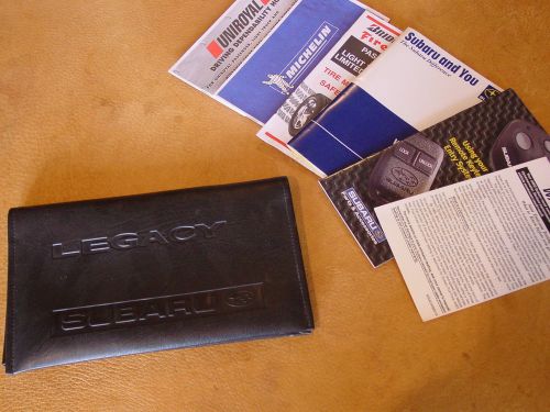 2001 subaru legacy outback owners manual folder jacket case