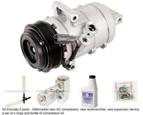 Ac compressor kit + drier, expansion device, oil &amp; more for lincoln mkz