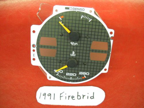 1991 firebird trans am formula oil / temp gauges with air bag 1989-1992