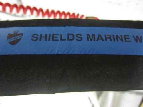 4&#034; id shieldsflex rubber marine water/exhaust hose with wire by foot