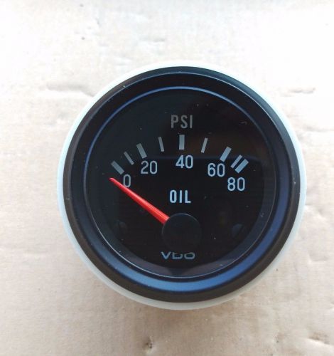 Vdo vision electrical oil pressure gauge pelican parts