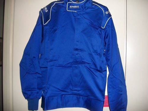 New ultrashield 2pc fire suit small s imca sfi race racing proban firesuit blue