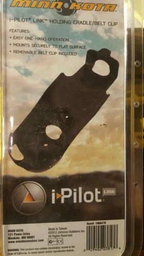 Minn kota i-pilot link remote holding cradle &amp; belt clip