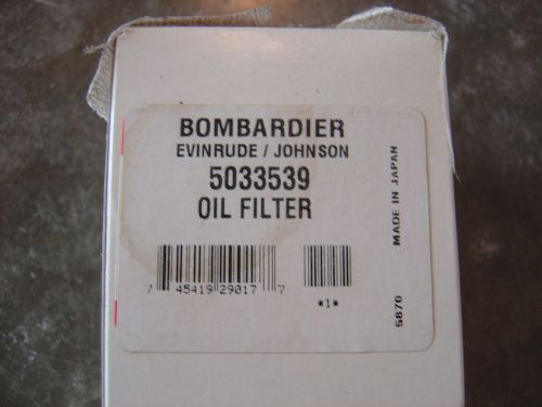 New oem evinrude johnson brp omc oil filter 5033539 ob7