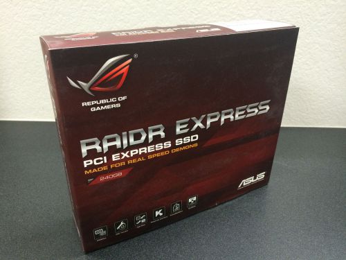 Asus raidr express pci express 240 gb ssd.... free shipping!!!