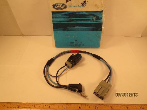 Ford 1984/89 tempo/topaz &amp; lincoln mark &#034;wire &amp; socket&#034; ash receptacle lamp nos