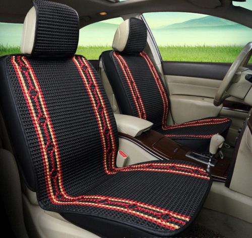 High grade 5 seat car seat cushion summer seat cover 6pcs/set for all car black