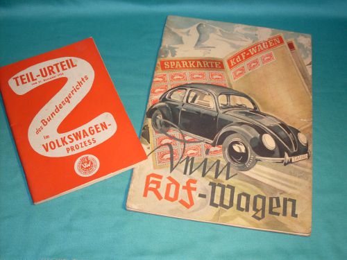 Original issue * mein kdf wagen * with volkswagen process issue original