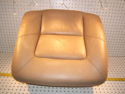 Mercedes late w140 cl500 rear left driver seat back parchment leather 1 cushion
