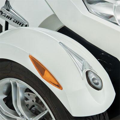 Show chrome fender accents can-am spyder rt 2008-2013