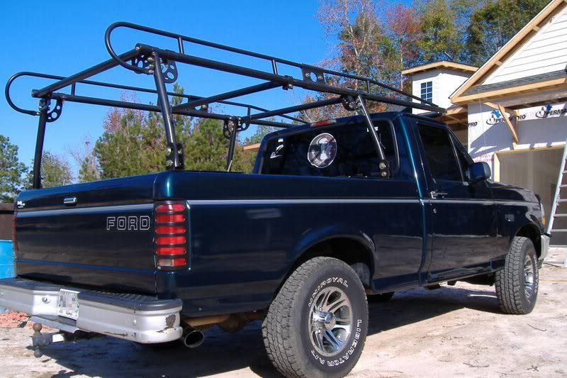 Full size truck heavy duty contractor pickup cab  rack kayak lumber ladder tool