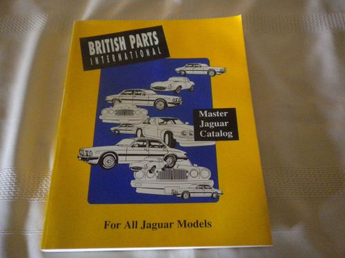 Brithish parts international master jaguar catalog for all jaguars models