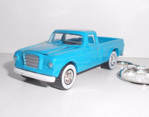 1960 studebaker champ truck blue key chain