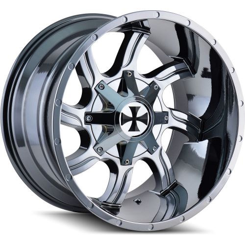 20x9 pvd chrome cali offroad twisted 8x180 +0 rims open country rt 35 tires
