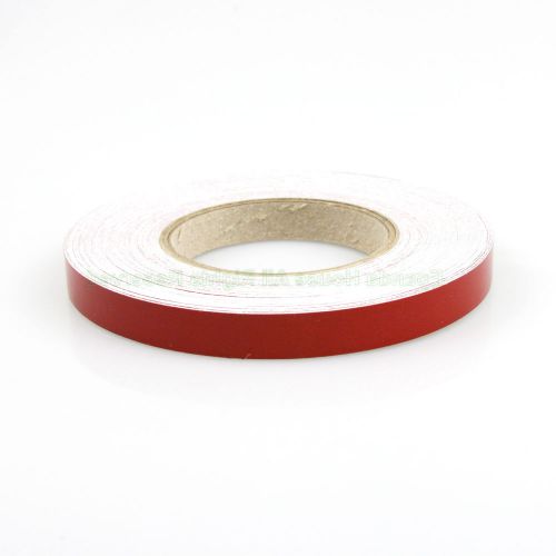 Safety first! 1.5cm x 45m roll red reflective tape stripe for cars/motorcycles