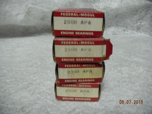 2500 apa std  1961-68 buick pont olds fed mogul rod bearing 4 pcs