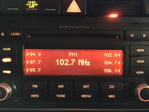 2008 audi s4 b7 oem stereo 6 disc cd xm am fm radio