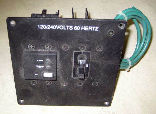 Ultra panel marine 120/240 vac 50 amp circuit breaker panel