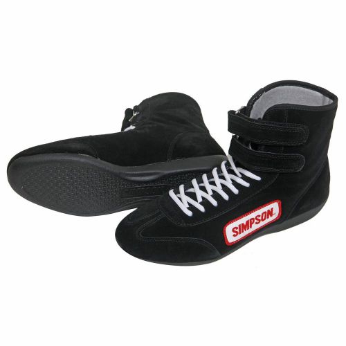Simpson racing driving shoes sfi 3.3/5 black- free shipping