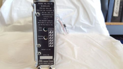 King kn-75 remote glideslope receiver p/n 066-1063-00