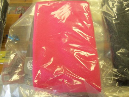 Cold weather fleece neck wamer hot pink reversable to lime green