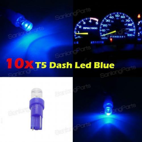 10x t5 blue led dash instrument spread light 37 70 73 74 for toyota