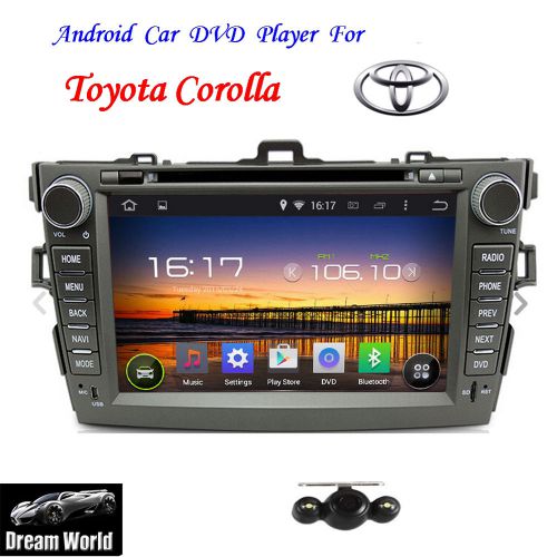 Toyota corolla 2007-2011 dash part 8&#034; 2 din car dvd player android 4.4 gps wifi
