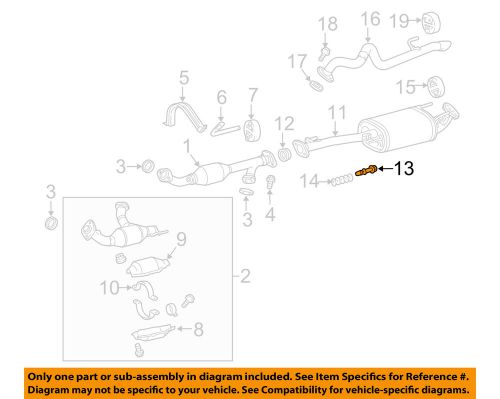 Toyota oem exhaust-front pipe bolt 9008010291