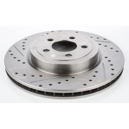 Jegs performance products 632201 hp drilled &amp; slotted brake rotor
