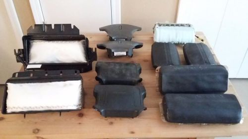 Large lot of 11 porsche 944 miata and lincoln ls airbags