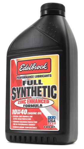 Edelbrock 1072 high performance synthetic engine oil sae 5w30 1 qt.