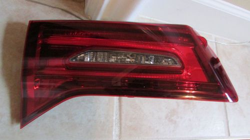 16 2016 acura mdx driver/left side trunk lid tail light lamp oem