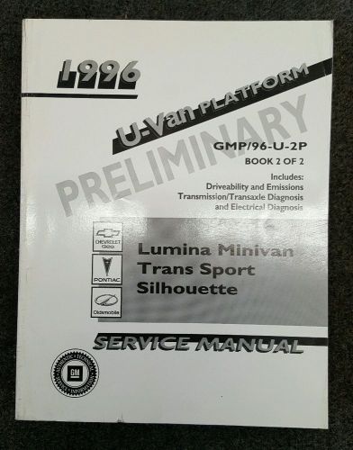 1996 chev lumina van / pontiac trans sport / olds silhouette oem manual